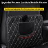 Car Seat Back Kick Protectors for Mercedes C class S203 S204 S205 C204 C205 W203 W204 W205 2000-2025, 2-Pack Universal Leather Anti-Scratch Pad Resistant Waterproof Mats for Most SUVs Truck Minivans view 4