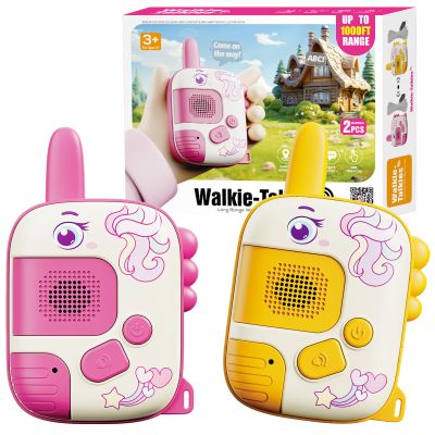 Walkie Talkies Toys for Girls:Unicorn Toys 2 Pack Birthday Gifts for 3 4 5-7 8 Year Old Girls Toy for 4 5 6 7 8-10 Year Old Camping Outdoor Games,Christmas Easter Gifts for Girls Kids