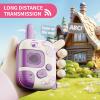 Walkie Talkies Toys for Girls:Unicorn Toys 2 Pack Birthday Gifts for 3 4 5-7 8 Year Old Girls Toy for 4 5 6 7 8-10 Year Old Camping Outdoor Games,Christmas Easter Gifts for Girls Kids view 2