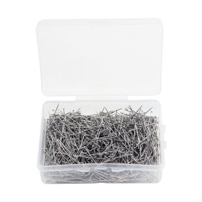 1Box 26mm Stainless Steel Sewing Pins Dressmaker Straight Suture Pins Fine Satin Head Pins Jewelry Making of Sewing Tools