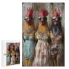 1000 PCS Wood Jigsaw Puzzles for Adults Chicken Farm Chicken Fashionable Rooster Fun Puzzles for Adults Games Educational Toys Gifts view 1