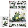 1000 PCS Wood Jigsaw Puzzles for Adults Why Hello Sweet Cheeks Have A Seat Frog Vintage Puzzles for Adults Games Educational Toys Gifts view 1