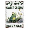 1000 PCS Wood Jigsaw Puzzles for Adults Why Hello Sweet Cheeks Have A Seat Frog Vintage Puzzles for Adults Games Educational Toys Gifts view 2