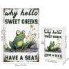 1000 PCS Wood Jigsaw Puzzles for Adults Why Hello Sweet Cheeks Have A Seat Frog Vintage Puzzles for Adults Games Educational Toys Gifts view 3