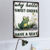 1000 PCS Wood Jigsaw Puzzles for Adults Why Hello Sweet Cheeks Have A Seat Frog Vintage Puzzles for Adults Games Educational Toys Gifts view 4