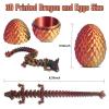 3D Printed Dragon Eggs with Dragon Inside  Fantasy Tabletop Decor, Classroom Rewards/Unique Birthday Fidget Toys for Stress Relief/3D Printing Toys for Kids & Adults (8 Pack) view 4