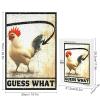 1000 PCS Wood Jigsaw Puzzles for Adults Chicken Farm Chicken Coop Tin Signs Guess What Chicken Puzzles for Adults Games Educational Toys Gifts view 3