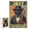 1000 PCS Wood Jigsaw Puzzles for Adults Black Cat Black Cat Jazz Because Murder is Wrong Puzzles for Adults Games Educational Toys Gifts view 1