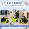 ANPABO 3-in-1 Electric Push Ride On Car, 12V Kids Ride On Toy w/Remote Control, 360 Spin, 5-Point Safety Belt, Colorful LED Light, Music Player, Push Car for Toddler Ages 1-3 (Green) view 2