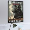 1000 PCS Wood Jigsaw Puzzles for Adults Black German Shepherd Dog Coffee Puzzles for Adults Games Educational Toys Gifts view 4