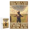 1000 PCS Wood Jigsaw Puzzles for Adults Rustic Pilot Boys Really Want to Be A Pilot Cafe Puzzles for Adults Games Educational Toys Gifts view 1