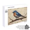 1000 PCS Wood Jigsaw Puzzles for Adults Bluebird Watercolor Nature Inspired Art Puzzles for Adults Games Educational Toys Gifts view 4