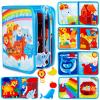 DEGIDEGI Montessori Busy Book for Toddlers, Educational Sensory Activity Book with Life Skills Training, Quiet Travel Toy for Car and Airplane, Christmas Birthday Gift (Light Blue) view 1