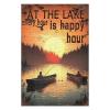 1000 PCS Wood Jigsaw Puzzles for Adults at The Lake Every Hour is Happy Hour Puzzles for Adults Games Educational Toys Gifts view 2