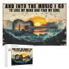 1000 PCS Wood Jigsaw Puzzles for Adults Guitar and Into The Music I Go to Lose My Mind and Find My Soul Wall Art Guitar Puzzles for Adults Games Educational Toys Gifts view 1