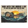 1000 PCS Wood Jigsaw Puzzles for Adults Guitar and Into The Music I Go to Lose My Mind and Find My Soul Wall Art Guitar Puzzles for Adults Games Educational Toys Gifts view 2