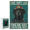 1000 PCS Wood Jigsaw Puzzles for Adults Firefighter Fire Dept Lab Labrador Fun Puzzles for Adults Games Educational Toys Gifts view 1