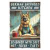 1000 PCS Wood Jigsaw Puzzles for Adults German Shepherd Dog German Shepherd Kitchen Seasoned with Love Hot Fresh Tasty Puzzles for Adults Games Educational Toys Gifts view 2