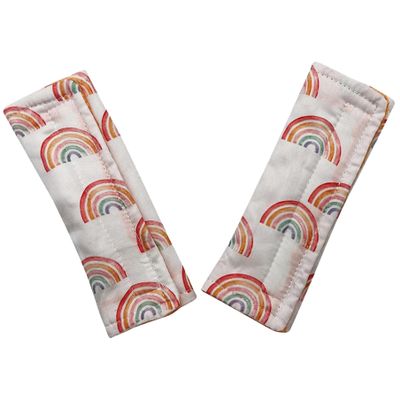 1Pair Seat Belt Cover Pad for Kids Soft & Comfortable Carseat Straps Covers Reversible Shoulder Pads Floral Print Kids Seatbelt Cushion for Baby Pushchair..