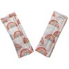 1Pair Seat Belt Cover Pad for Kids Soft & Comfortable Carseat Straps Covers Reversible Shoulder Pads Floral Print Kids Seatbelt Cushion for Baby Pushchair.. view 1