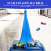 1PC Flexible Race Track for Kids 15ft Portable Roll up Flex Track Race Cars with Suction Cups & Dual Orbits DIY Play Fun for Boys Girls Indoor Outdoor, Red.. view 2