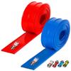 1PC Flexible Race Track for Kids 15ft Portable Roll up Flex Track Race Cars with Suction Cups & Dual Orbits DIY Play Fun for Boys Girls Indoor Outdoor, Red.. view 4