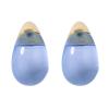 3.2 * 1.7cm Bohemian Transparent Resin Earrings Women,red,3.2 * 1.7cm view 2