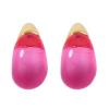 3.2 * 1.7cm Bohemian Transparent Resin Earrings Women,red,3.2 * 1.7cm view 3