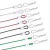 Rc Upgrades Parts For HSP For WLtoys 1/10 8pcs Metal Clip R Pin Rod With Anti Lost Ropes RC Body Shell Wire Scale Crawler Car Accessories(Silver) view 2