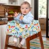 2-in-1 Baby Shopping Trolley Cover Highchair Seat Cushion, Cooling and Breathable, Seat Liner/Handle Protector for Carts and High Chairs, Portable Toddler Infant Highchair Cover for Restaurants view 3
