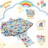 2-in-1 Baby Shopping Trolley Cover Highchair Seat Cushion, Cooling and Breathable, Seat Liner/Handle Protector for Carts and High Chairs, Portable Toddler Infant Highchair Cover for Restaurants view 4