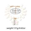 Bohemian Alloy Flower Pendant Bead Women'S Necklace,white,37+7cm view 4