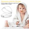 6Pcs Pacifier Holder with Hanging Hole 2x3x2in PP Transparent Arc Pacifier Case Seamless Easy to Clean Baby Holder Case Essential Accessories.. view 2