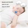 6Pcs Pacifier Holder with Hanging Hole 2x3x2in PP Transparent Arc Pacifier Case Seamless Easy to Clean Baby Holder Case Essential Accessories.. view 3