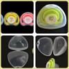 6Pcs Pacifier Holder with Hanging Hole 2x3x2in PP Transparent Arc Pacifier Case Seamless Easy to Clean Baby Holder Case Essential Accessories.. view 4