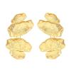 6.5 * 3.8cm Vintage Alloy Irregular Earrings For Women,golden,6.5 * 3.8cm view 1