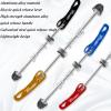 1pcs Ultralight Aluminum Alloy Quick Release Skewers for MTB and Road Bikes - Durable Cycling Replacement Parts(Black) view 3