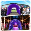 GR8FUN Inflatable Sports Tunnel Entrance 16x10x10FT Purple, Built-in Blower  Event Inflatable Tunnel Tent for Team Intros, Business Promotion, Trade Shows, Advertising & Exhibitions view 4