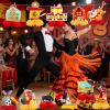 12 Pcs Spain Honeycomb Centerpieces Spain Themed Table Decorations for Fiesta Espaola Flamenco Party Decor Supplies view 3