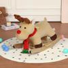 Rocking Horses Ages 1-3 Reindeer, Soft Stuffed Animal Rocking Toy for Toddlers, Wooden Rocking Toy in Reindeer Design, Apricot Reindeer, CPC Certified view 1
