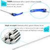 1pcs Ultra-Light Alloy Quick Release Skewers for Road/MTB - 135mm Front/Rear Wheel Hub Skewer Clip Bolt Lever Axle(Black) view 2