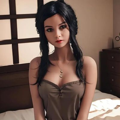 1:1 Realistic Female Action Figure, 59inch Female Figures Super Flexible Girl Body Soft Suntan Skin Middle Bust 66lbs Life Size Action Figure Collectible Doll