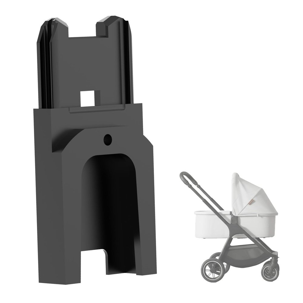 2-Pack Connector for Uppababy V1/V2/V3 Bassinets, Compatible with Nuna Triv Next & Swiv StrollersQuick and Secure Installation, Strong and Sturdy,Upgrade Your Stroller Experience
