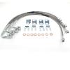 H5-Front & Rear SS Braided Brake Lines For Jeep JK For Wrangler 4Inch-6Inch Lift 89716 2007-2018 view 1
