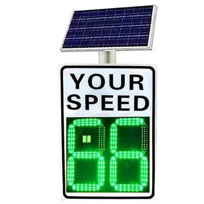 Solar Powered Radar Speed Limit Sign, LED Display for Highways & Speed-Limited Roads, 600mm x 900mm, Includes Accessories for Enhanced Safety & Visibility
