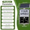 Solar Powered Radar Speed Limit Sign, LED Display for Highways & Speed-Limited Roads, 600mm x 900mm, Includes Accessories for Enhanced Safety & Visibility view 2