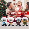 4PCS Christmas Wind Up Figurines for Kids  Christmas Stocking Stuffers, Mini Xmas Clockwork Figurine Assortment, Santa & Tree Wind Up Chain Figures, Goody Bag Fillers for Kids Party Favors Birthday view 2
