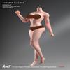 1/6 Scale Female Body, 12inch Super Flexible European Body Strong Muscle Makeup Version Detachable Feet Action Figure Seamless Large Bust Figure Body Collectble (Suntan Skin) view 4