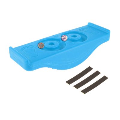KiBcsLic Balance Board, Rocker Board Beam Bridge, Kids Open Ended Learning Toy, for Classroom Children, Blue