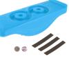 KiBcsLic Balance Board, Rocker Board Beam Bridge, Kids Open Ended Learning Toy, for Classroom Children, Blue view 3